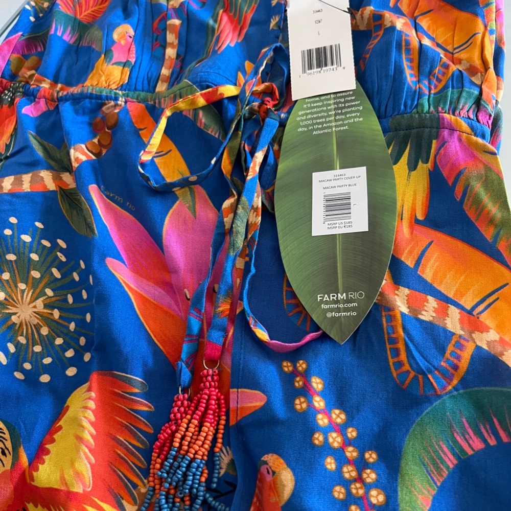 FARM RIO Macaw Party Cover Up Maxi Dress - Picture 5 of 13